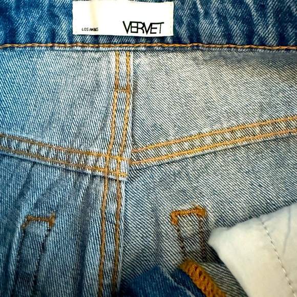 Vervet by Flying Monkey Women’s Jeans Sz 24 Distressed Straight Leg Medium Wash - Picture 4 of 5